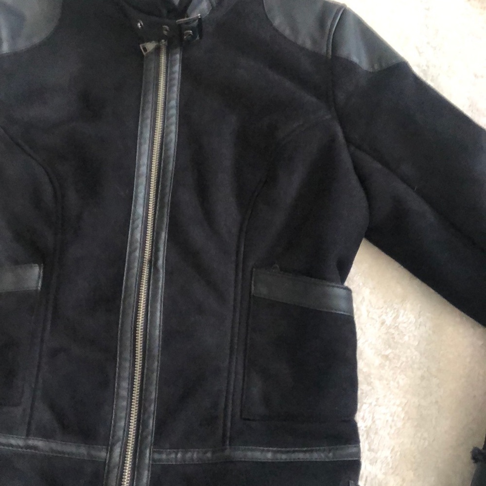 Express Faux Leather Moto Style Jacket - Picture 3 of 6